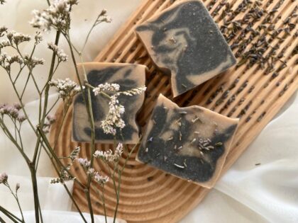 סבונים על מגש